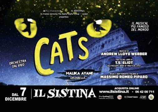 Il Musical “Cats” al Sistina con Malika Ayane