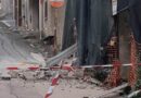 Paura a San Giuseppe Jato, crolla parte di una palazzina in ristrutturazione